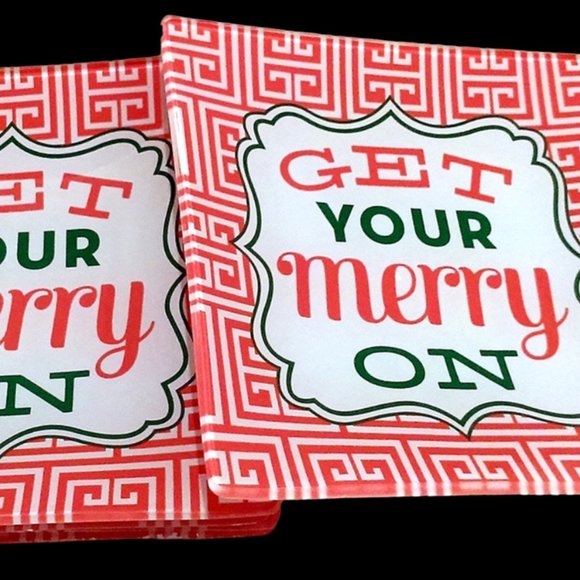 Christmas Dessert Plates,  Glass Plates,  Snack Plates,  Country Cottage Plates - Picture 10 of 10